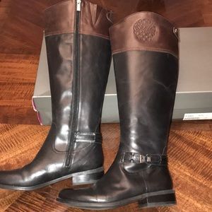 Vince Camuto Cici Leather Boot 9M WC